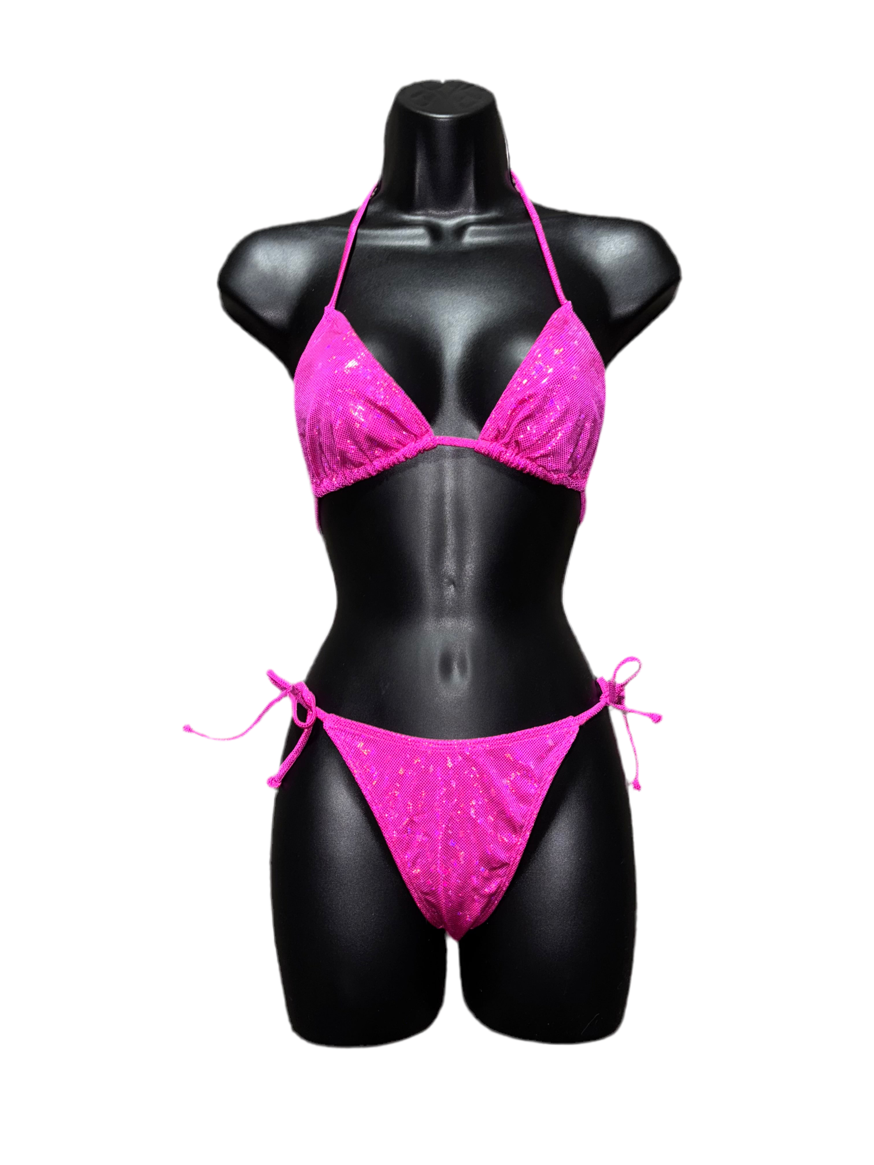 Pink Disco Bikini Set