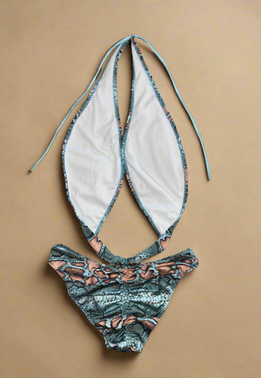 Blue Viper Monokini
