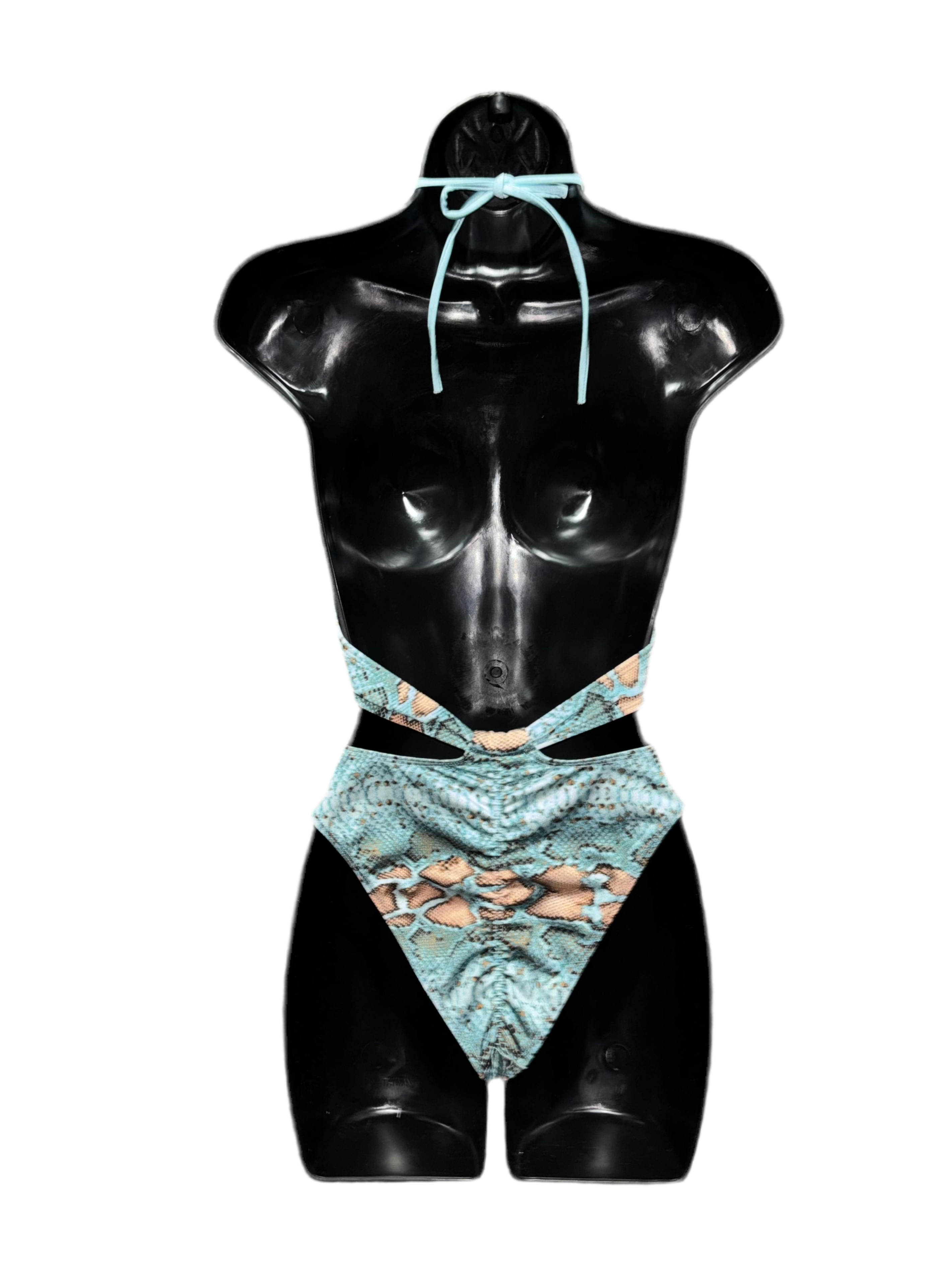Blue Viper Monokini