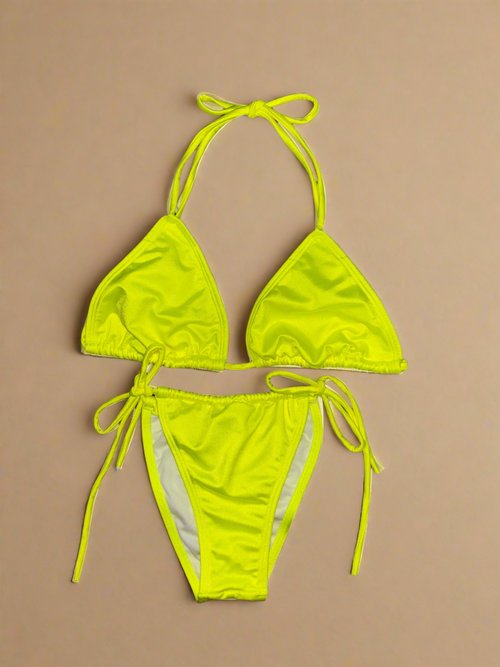 Neon Splash Bikini Set