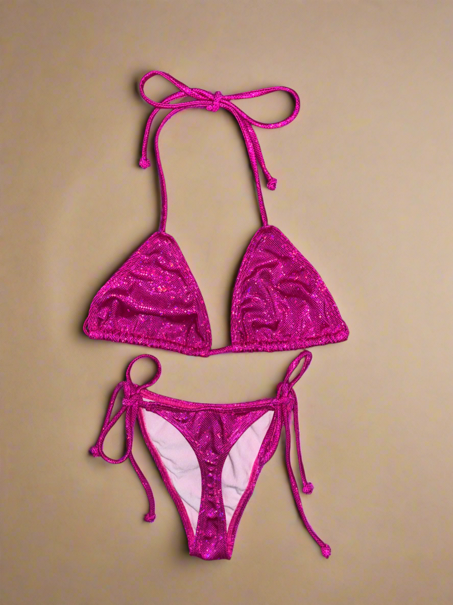 Pink Disco Bikini Set